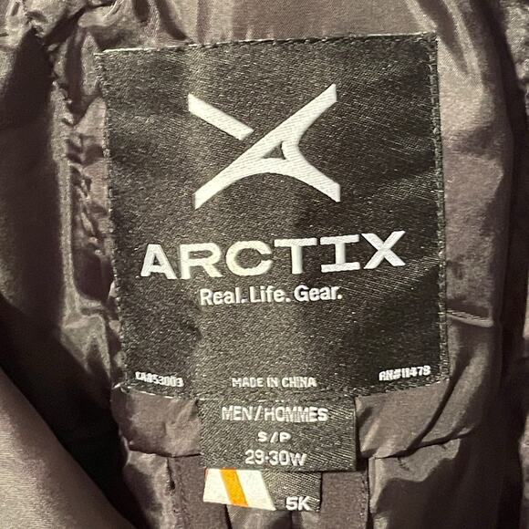 Arctix Men's Eco Friend Corkscrew Bib Overalls black small 32inseam - Picture 9 of 12